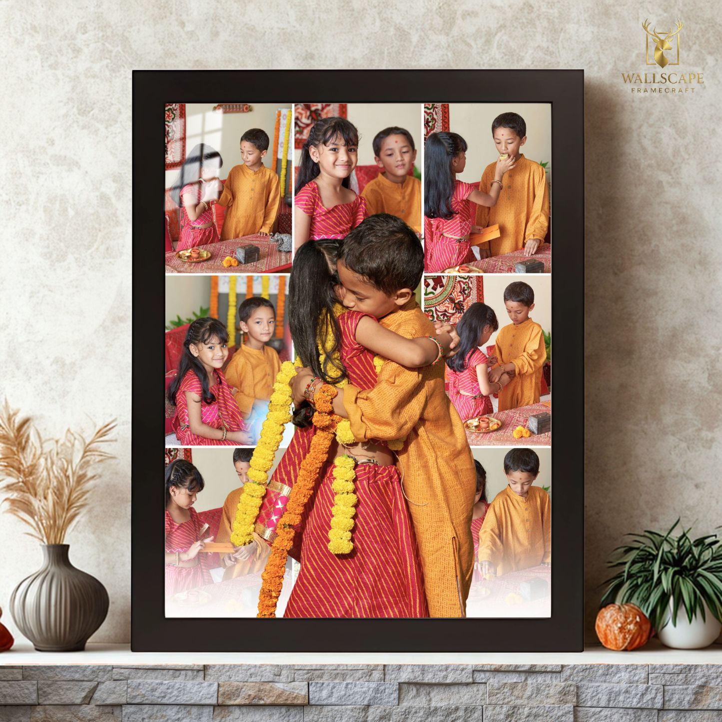 Custom Happy Raksha Bandhan Photo Frame Gift