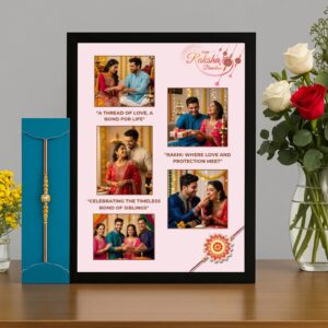 Raksha Bandhan Photo Frame Gift for Brother and Sister