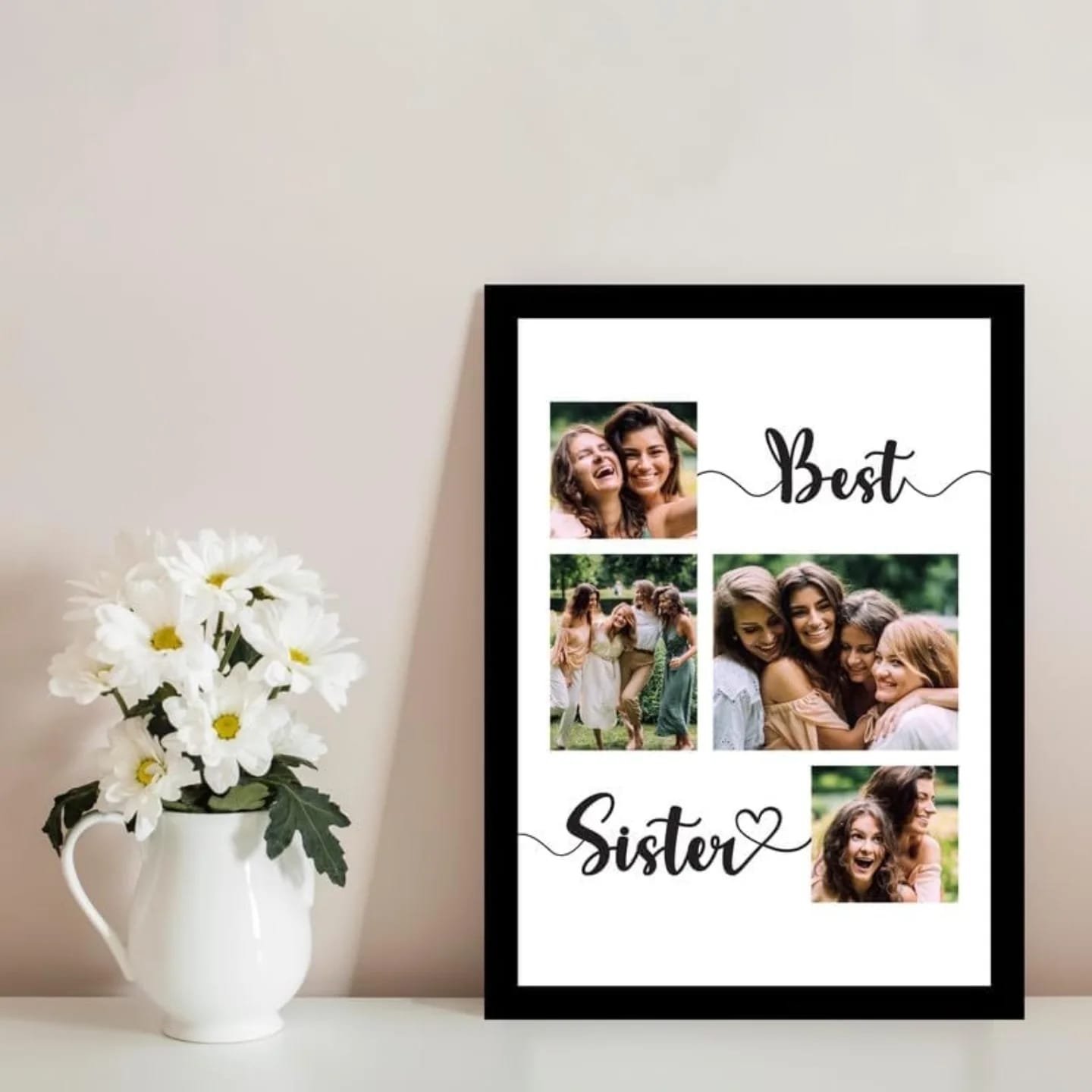 Personalized Best Brother & Sister Photo Frame for Rakhi Gift