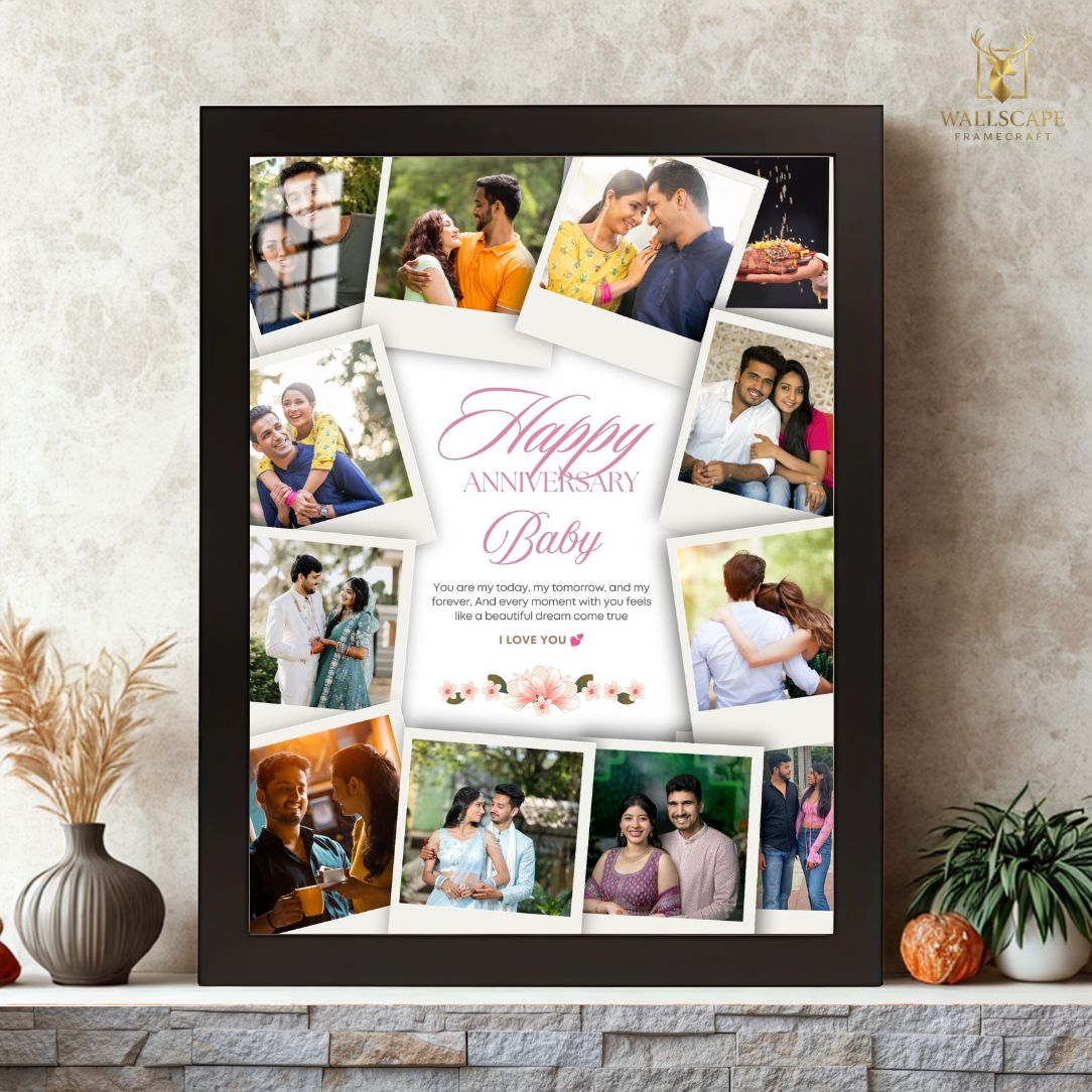 Customized Happy Anniversary Photo Frame