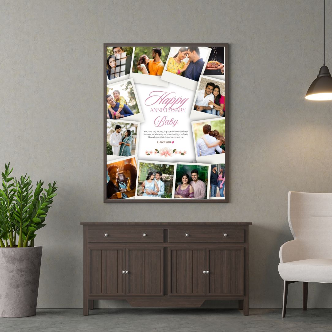 Customized Happy Anniversary Photo Frame
