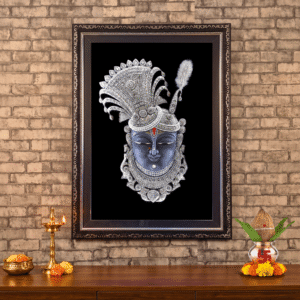 Premium Shrinathji Divine Photo Frame for Pooja Room